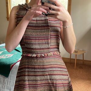 She + Sky Multicolor Striped Mini Dress